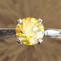 LifeGem Yellow Diamond